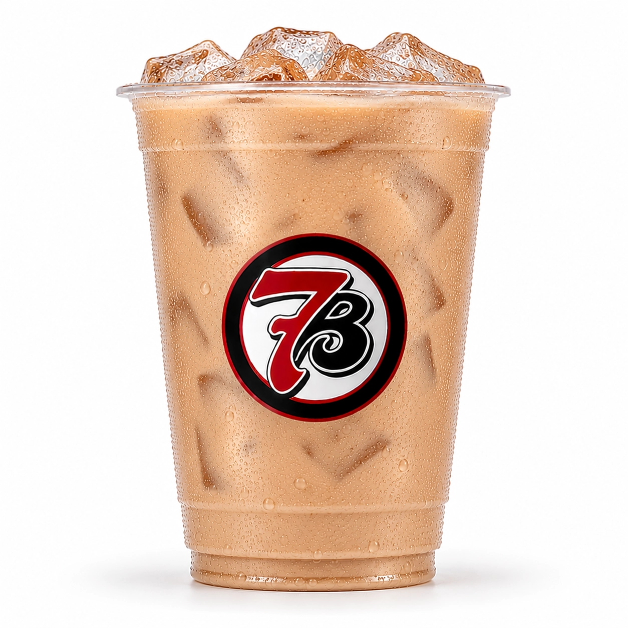 7 Brew Brewchata Chai Latte in a clear cup