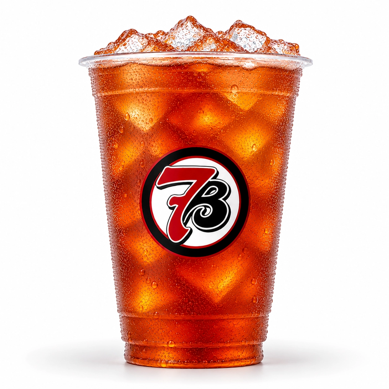 7 Brew Cinnamon Spice Tea in a clear cup