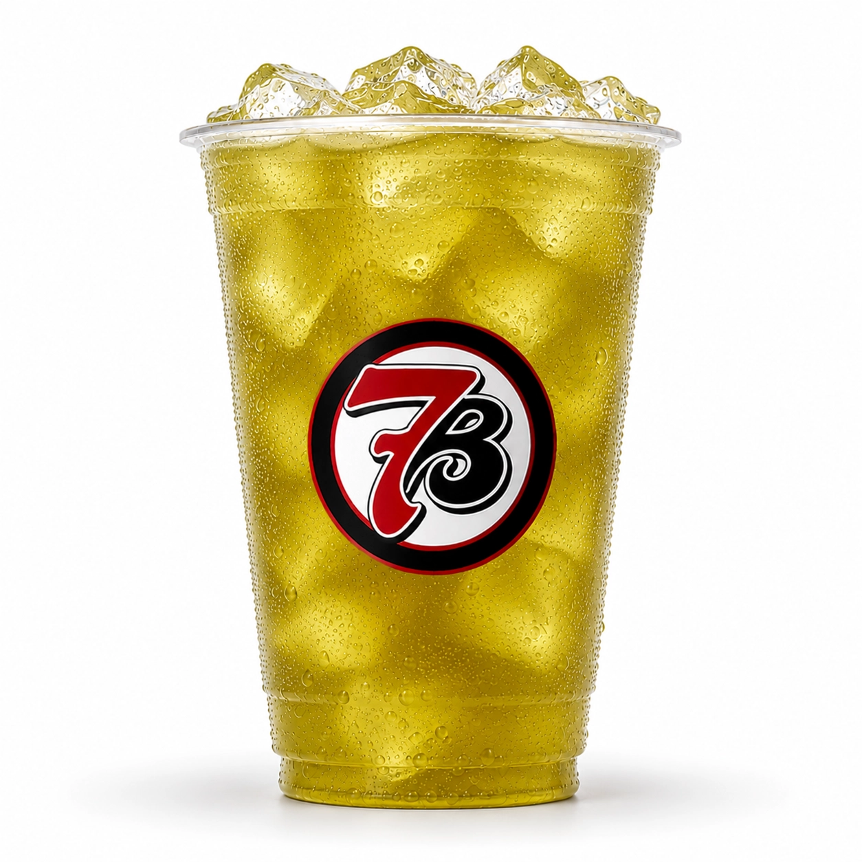 7 Brew Green Tea in a clear cup