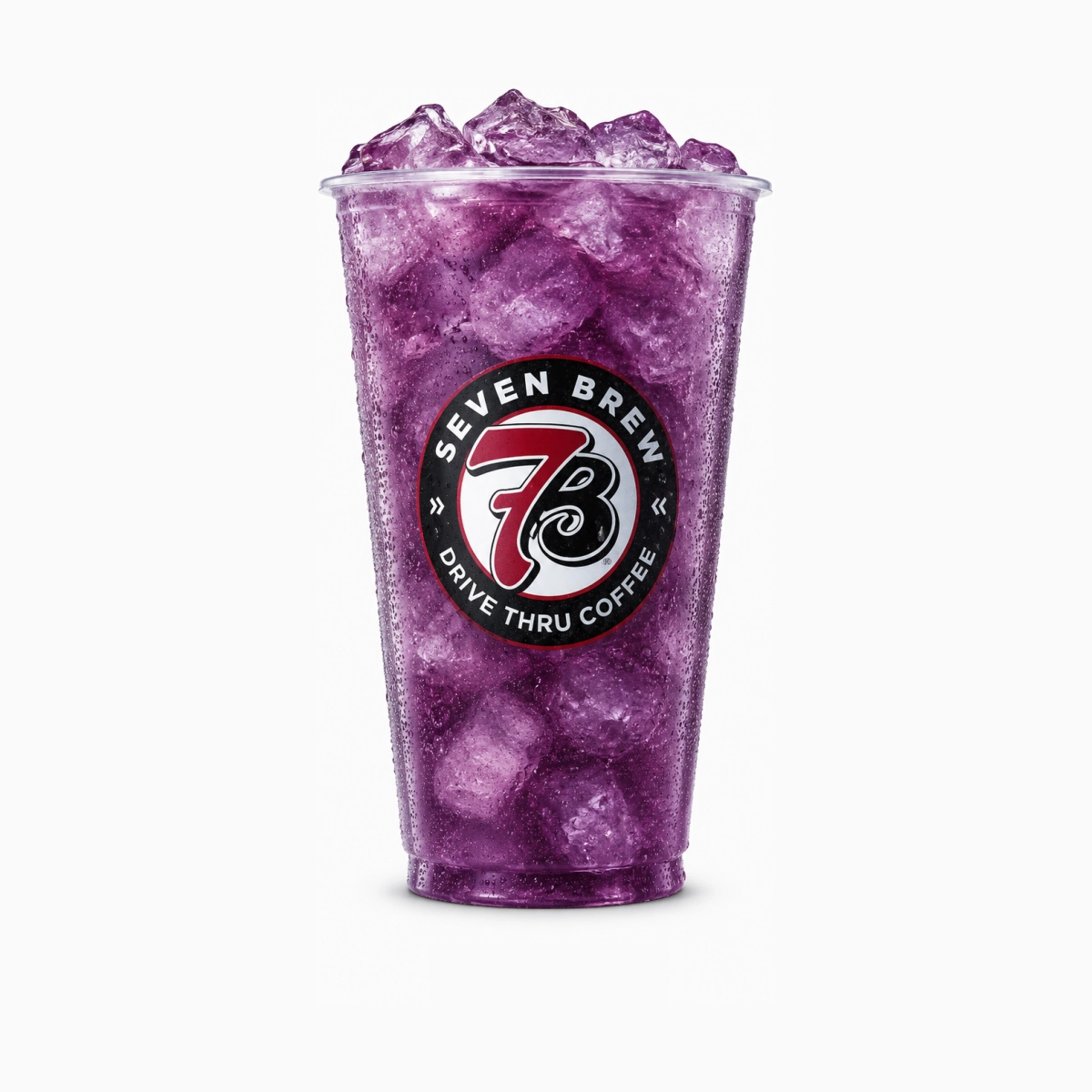 7 Brew Nightshade 7 Energy in a clear cup