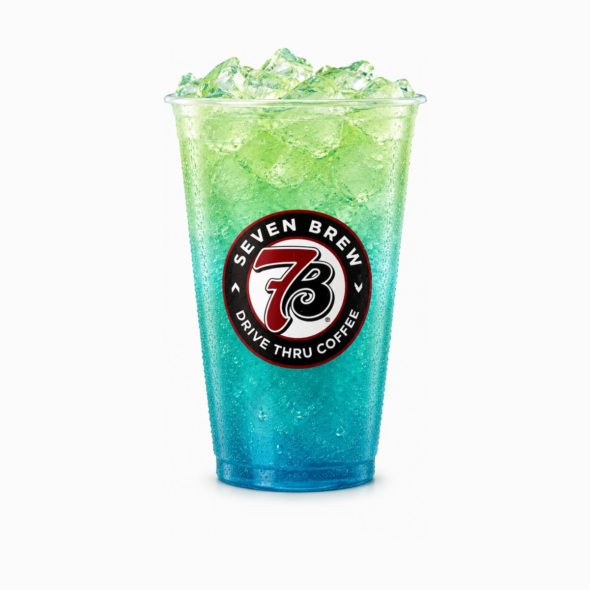 7 Brew Ocean Breeze 7 Energy in a clear cup